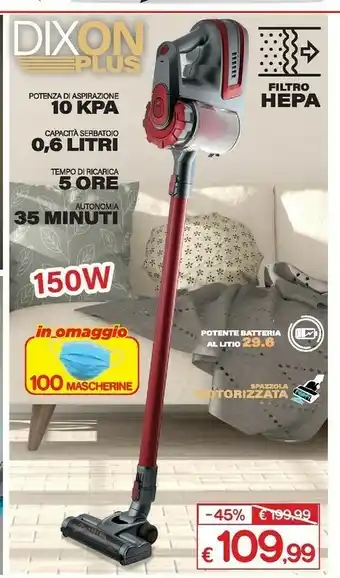 Satur Dixon Plus Scopa Elettrica offerta