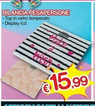 Satur Bilancia Pesapersone offerta