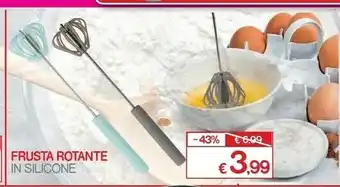 Satur Frusta Rotante In Silicone offerta