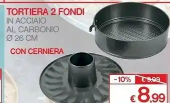 Tortiera 2 Fondi Con Cerniera