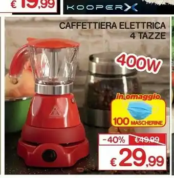 Kooper Caffettiera Elettrica