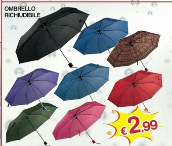 Satur Ombrello Richiudibile offerta