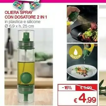 Satur Oliera Spray Con Dosatore 2 In 1 offerta