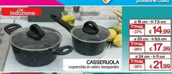 Satur Casseruola 16cm - H 7.5 Cm offerta