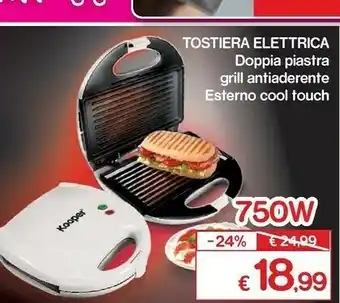Satur Kooper Tostiera Elettrica offerta