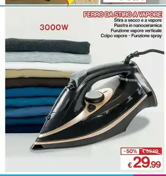 Satur Ferro Da Stiro Vapore offerta