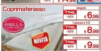 Sibilla Coprimaterasso Singolo