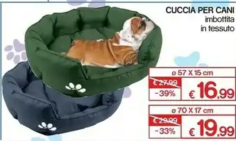 Satur Cuccia Per Cani offerta