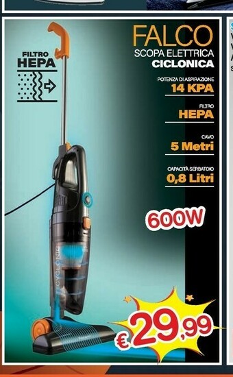 Satur Falco Scopa Elettrica Ciclonica offerta