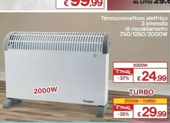 Satur Kooper Termoconvettore Elettrico offerta
