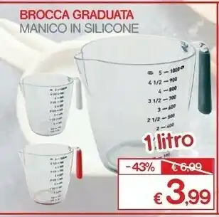 Satur Brocca Graduata Manico In Silicone offerta