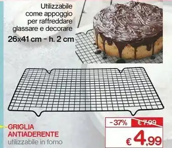 Satur Griglia Antiaderente Utilizzabile In Forno offerta