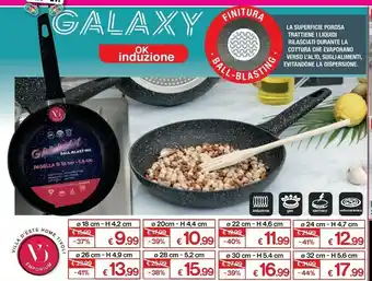 Satur Galaxy Padella 18 Cm - H 4.2 Cm offerta