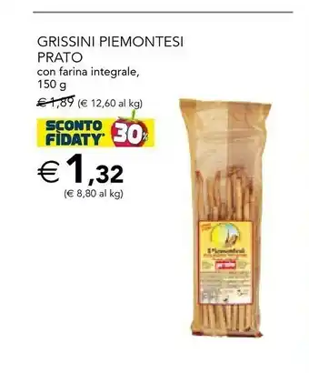 Esselunga Grissini Piemontesi Prato offerta