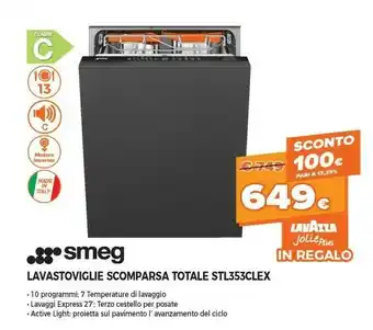Expert Smeg Lavastoviglie STL353CLEX offerta
