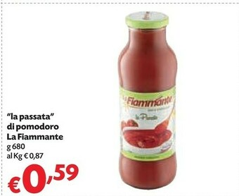 Pam La fiammante Passata Di Pomodoro Premium 680 G(ml) offerta