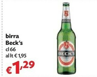 Pam Beck's - Beck's 660 G(ml) offerta