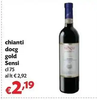 Pam Sensi Chianti Docg Golc offerta