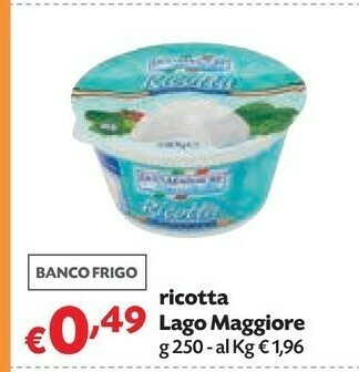 Pam Lago Maggiore Ricotta offerta