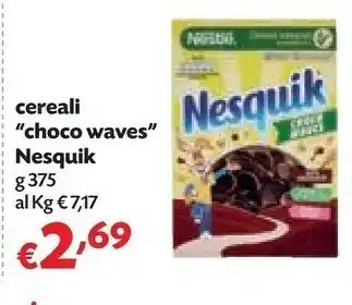Pam Nestlè Nestle Cereali Choco Waves Nesquik offerta