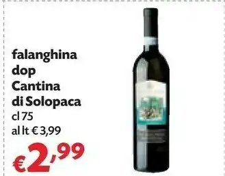 Pam Cantina Di Solopaca Falanghina Dop offerta