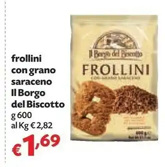 Pam Il borgo del biscotto Biscotti Con Grano Saraceno offerta