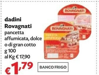 Rovagnati Dadini Di Pancetta Dolce 100 G(ml)