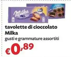 Pam Milka Cioccolato offerta