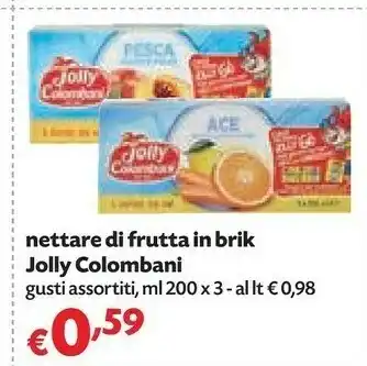 Jolly colombani Jolly Colombiani - Pesca Succo E Polpa 200 G(ml)