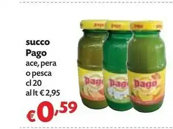 Pam Pago - Pago ACE 200 G(ml) offerta