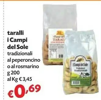 Pam I campi del sole Taralli Tradizionali offerta