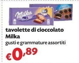 Pam Milka Cioccolato offerta