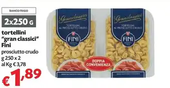 Pam Fini - Tortellini Al Prosciutto Crudo 250 G(ml) offerta