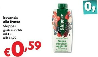 Pam Zuegg Bevanda Alla Frutta Skipper offerta