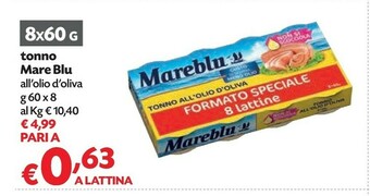 Pam Mareblu Mareblu - Tonno all'Olio di Oliva offerta