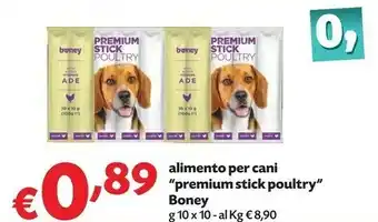 Pam Boney Alimento Per Cani Premium Stick Poultry offerta