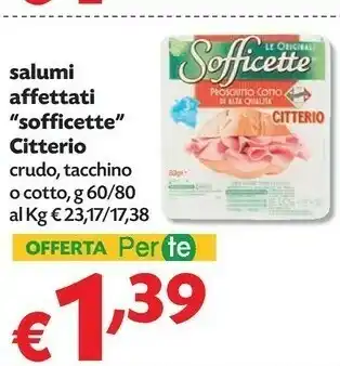 Pam Citterio Citterio Salumi Affettati offerta