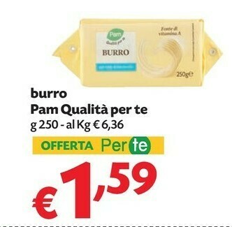 Pam Burro offerta