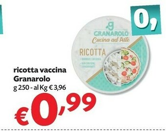 Pam Granarolo Ricotta offerta