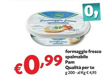 Pam Pam & Panorama - Formaggio Fresco Spalmabile offerta