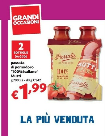 Pam Mutti Passata di pomodoro offerta