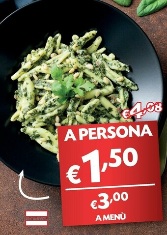Pam Trofie Al Pesto Genovese offerta
