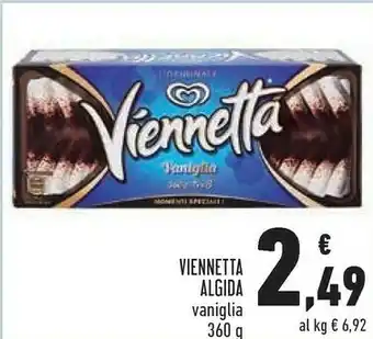 Conad Margherita Algida Viennetta L'Originale Vaniglia 360 G(ml) offerta
