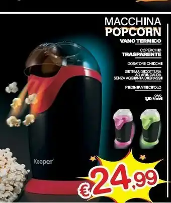 Kooper Macchina Popcorn