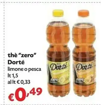 Panorama Dorte The Zero Limone offerta
