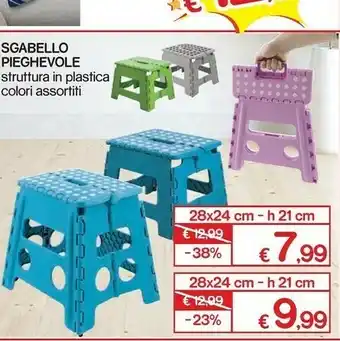 Satur Sgabello Pieghevole offerta