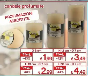 Satur Candele Profumate offerta