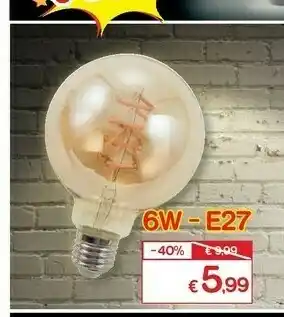Satur Lampadine Led Vintage 6W-E27 offerta