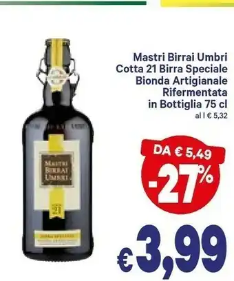 A&O Mastri birrai umbri Birra offerta