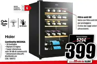 MediaWorld Haier Frigoriferi da incasso offerta